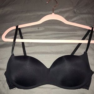 Black Padded Push Up Bra 36C